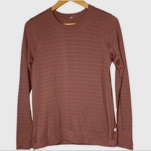 Lululemon Laser Cut Maeve Long Sleeve top women's size 10